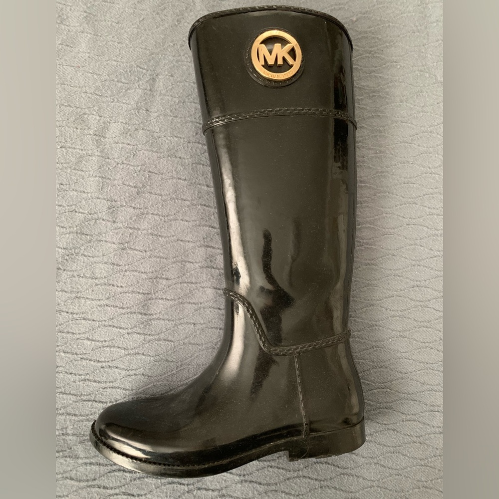 Black Michael Kors Rainboots